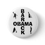 Obama Basketball Button