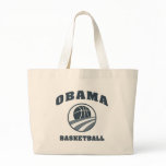 Obama Basketball Grey v1 Canvas Bag