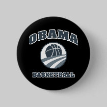 Obama Basketball Grey v1 buttons by onthehanger Obama Basketball Grey v1 buttons