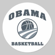 Obama Basketball Grey v1 stickers