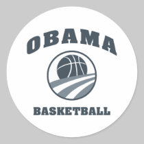Obama Basketball Grey v1 stickers