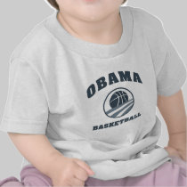 Obama Basketball Grey v1 t-shirts