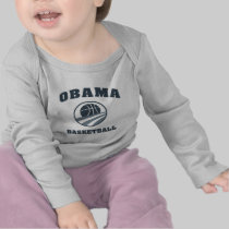 Obama Basketball Grey v1 t-shirts