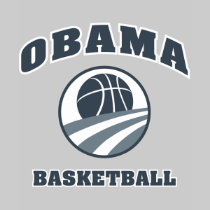 Obama Basketball Grey v1 t-shirts