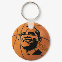 Obama Basketball Keychain by elfyboy Obama Basketball Keychain