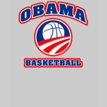 Obama Basketball red white blue v3 t-shirts