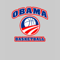 Obama Basketball red white blue v3 t-shirts