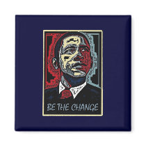 Obama Be The Change 5 Magnets