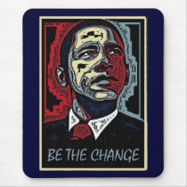 Obama Be The Change 5 Mouse Mats