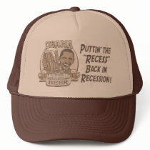 Obama Beer Anti Recession Gear hats by ObamaBeerSummit Obama Beer Anti Recession Gear hats
