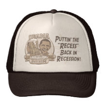 Obama Beer Anti Recession Gear Trucker Hat