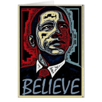 Obama Believe Card