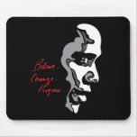 Obama: Believe Change Progress Mouse Pads