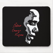 Obama: Believe Change Progress mousepads