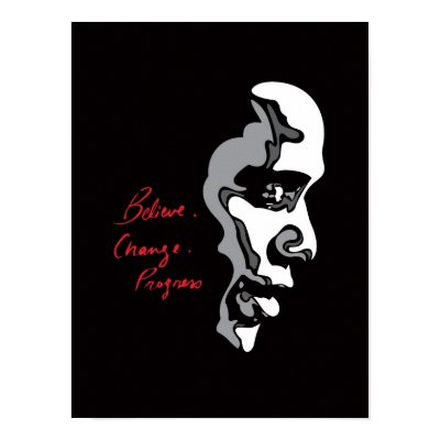 Obama: Believe Change Progress Poster by collarfree