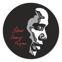 Obama: Believe Change Progress Sticker stickers