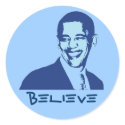 Obama Believe Stickers