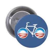 Obama Bicycle Button buttons