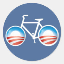 Obama Bicycle Sticker