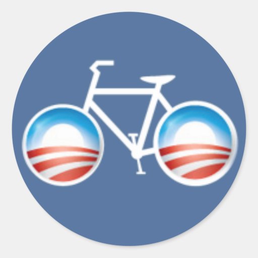 Obama Bicycle Sticker