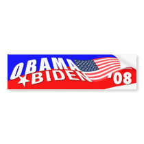 Obama Biden 08 bumper stickers by bigfigdesign Obama Biden 08 bumper stickers