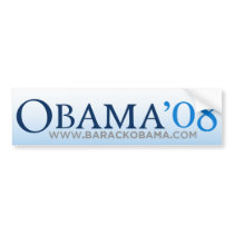 Obama Biden 08 Bumper Sticker bumper stickers by HarryTerry Obama Biden 08 Bumper Sticker bumper stickers