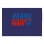 Obama Biden 08 Card