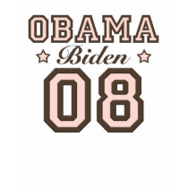 Obama Biden 08 Long Sleeve Tee Shirt