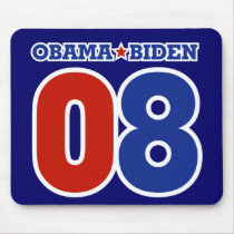 Obama Biden '08 mousepads by DeluxeWear Obama Biden '08 mousepads