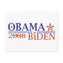 Obama Biden 08 postcards