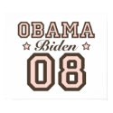 Obama Biden 08 Poster posters by DemocraticTeesGifts Obama Biden 08 Poster posters