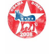 Obama Biden 08 Retro Long Sleeve t-shirts by VoteObama Obama Biden 08 Retro Long Sleeve t-shirts