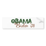 Obama Biden 2008 (Green Edition) Bumper Stickers