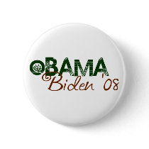 Obama Biden 2008 (Green Edition) buttons
