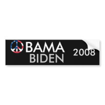 Obama Biden 2008 Peace bumper stickers by stanley006 Obama Biden 2008 Peace bumper stickers