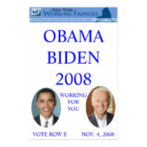 OBAMA BIDEN 2008 posters