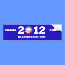 Obama Biden 2012 Bumper Sticker bumper stickers