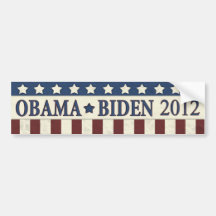 Obama Biden 2012 Bumper Stickers