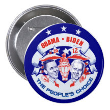 Obama Biden 2012 Button