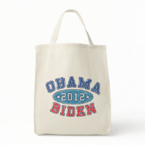Obama & Biden 2012 Collegiate Organic Grocery Bag