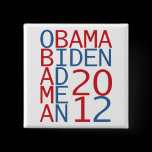 Obama - Biden 2012 cube buttons