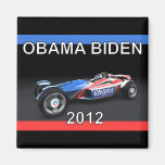 Obama Biden 2012 Racing Car - Hot and Sleek Refrigerator Magnet