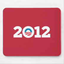 Obama / Biden 2012 (Red) Mousepad