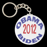 Obama - Biden 2012 Round keychains