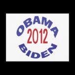Obama - Biden 2012 Round postcards