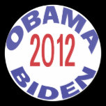 Obama - Biden 2012 Round stickers