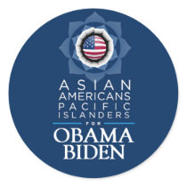 Obama Biden ASIANS Sticker