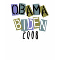 Obama Biden Block Letter Kids T-shirt by obama_2008 Obama Biden Block Letter Kids T-shirt