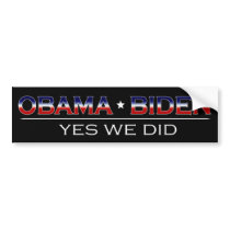 Obama * Biden - Bumper Sticker bumper stickers