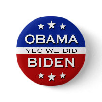 Obama Biden - button